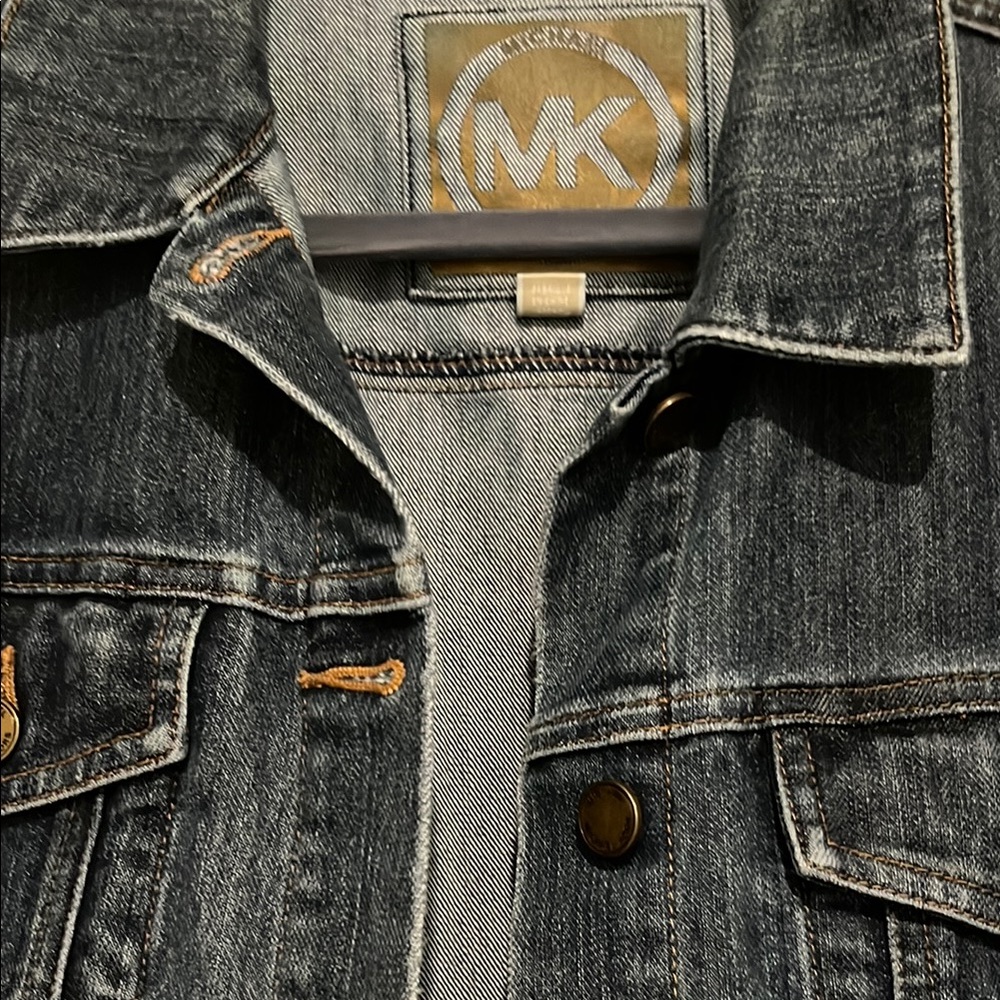 Michael Kors Black Denim Jacket